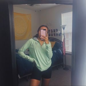 PINK 3/4 zip sweatshirt